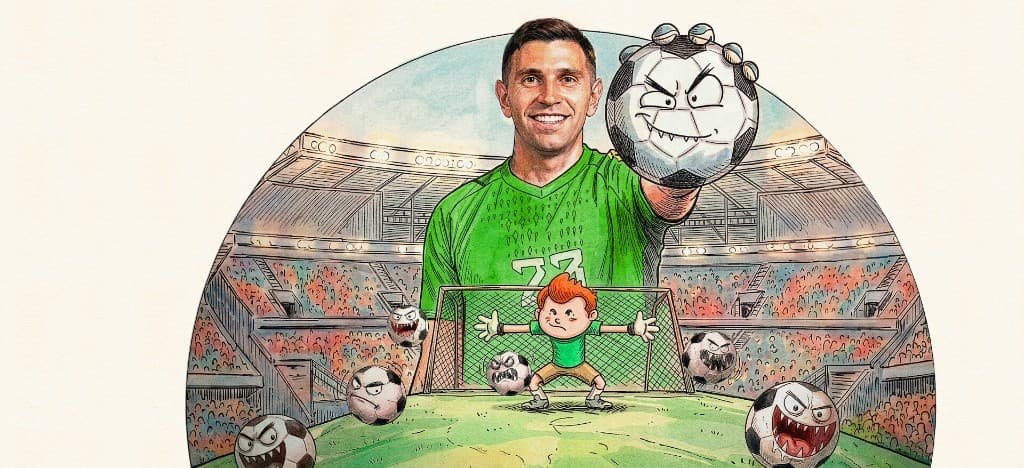 DIBU MARTÍNEZ EL PIBE QUE ATAJA EL TIEMPO